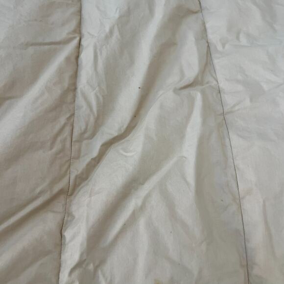 Seventh Heaven USA Duvet Insert Down Full Queen Tan 100% Cotton Channel Stitch - Picture 9 of 14